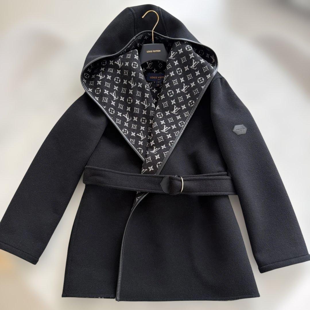 ルイヴィトン ベルテッドショートラップピーコート