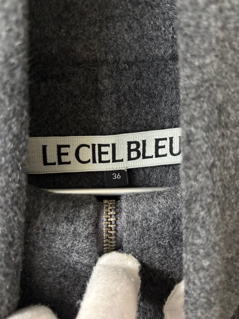 ルシェルブルー　LE CIEL BLEU ジップアップダブルフリースブルゾン