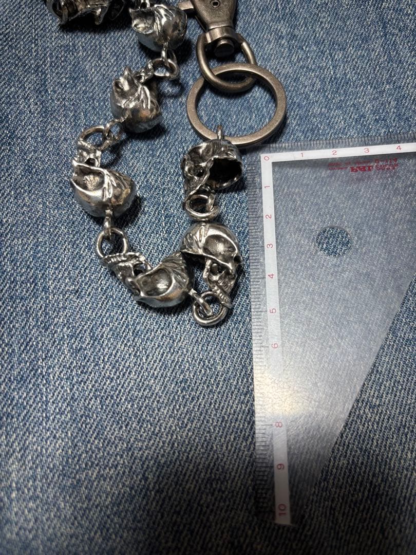 A*A様 スカル ウォレットチェーン シルバー925
