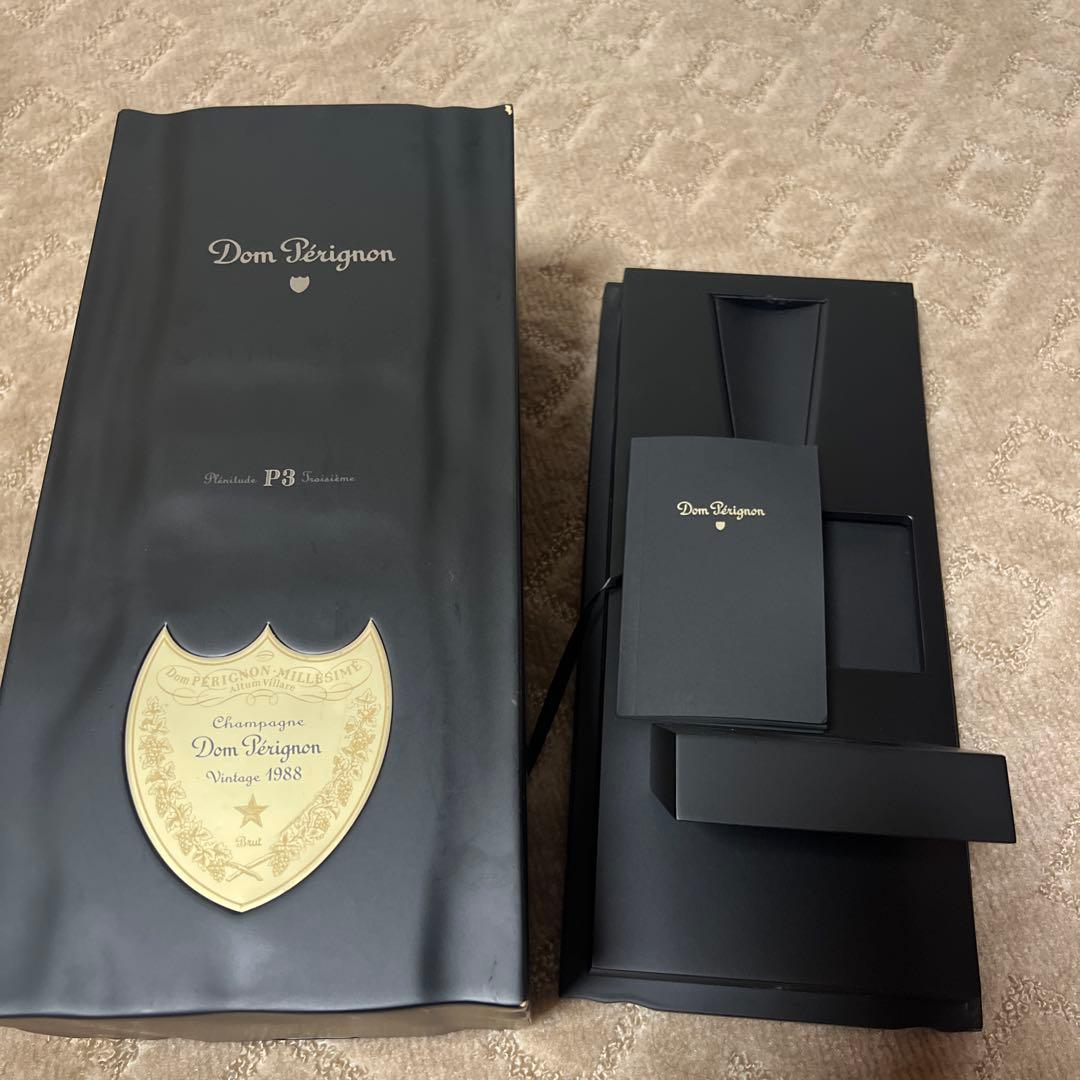 ドンペリ　P3 空き箱と空き瓶