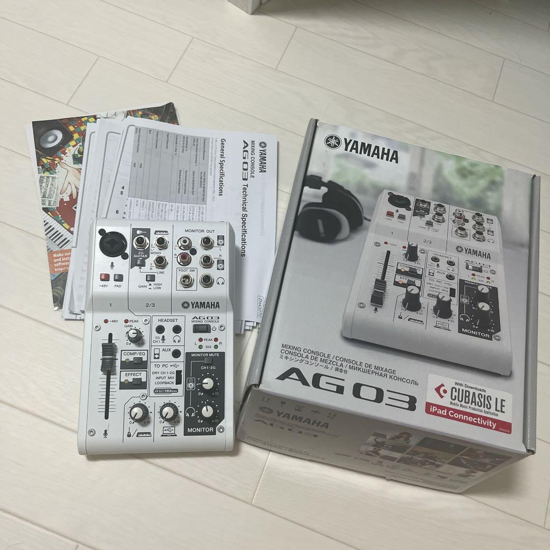 YAMAHA AG03 オーディオミキサー