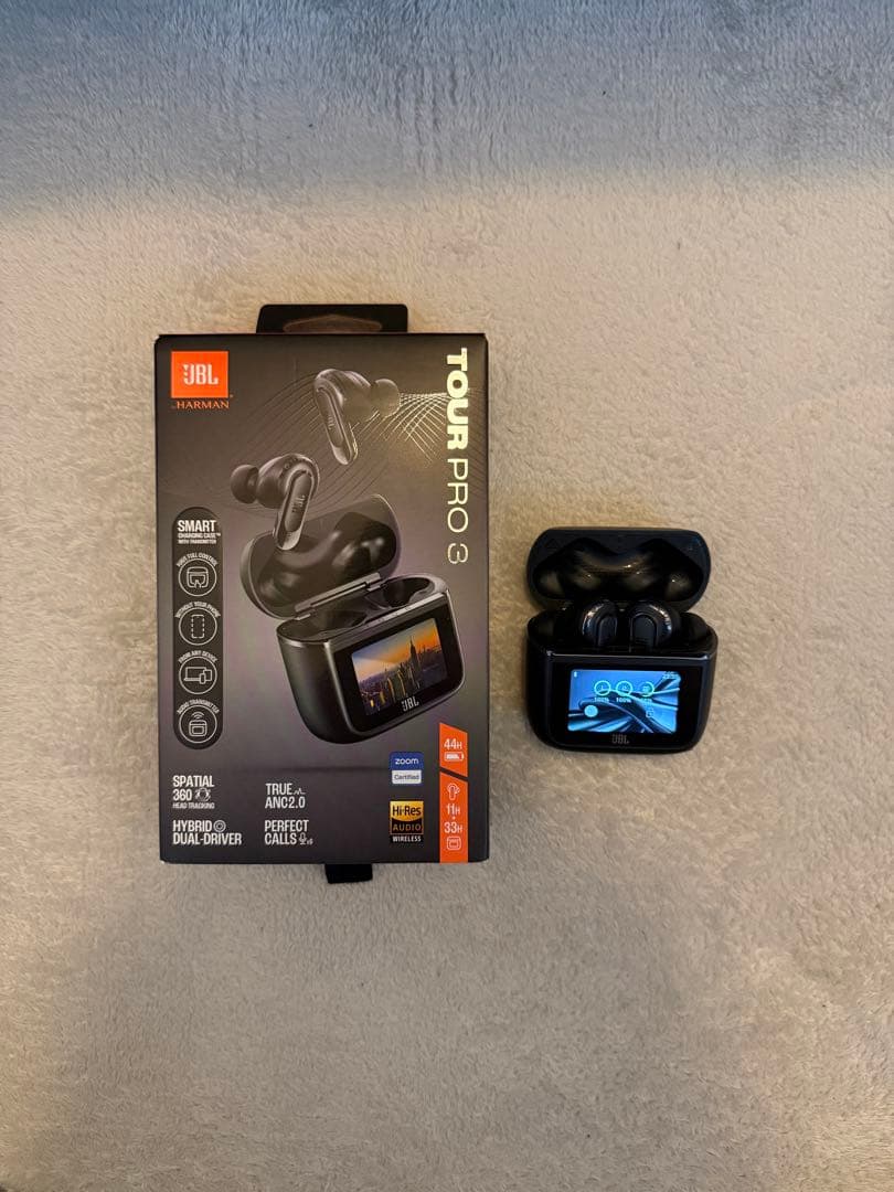 【極美品】JBL Tour Pro 3 Black LDAC対応