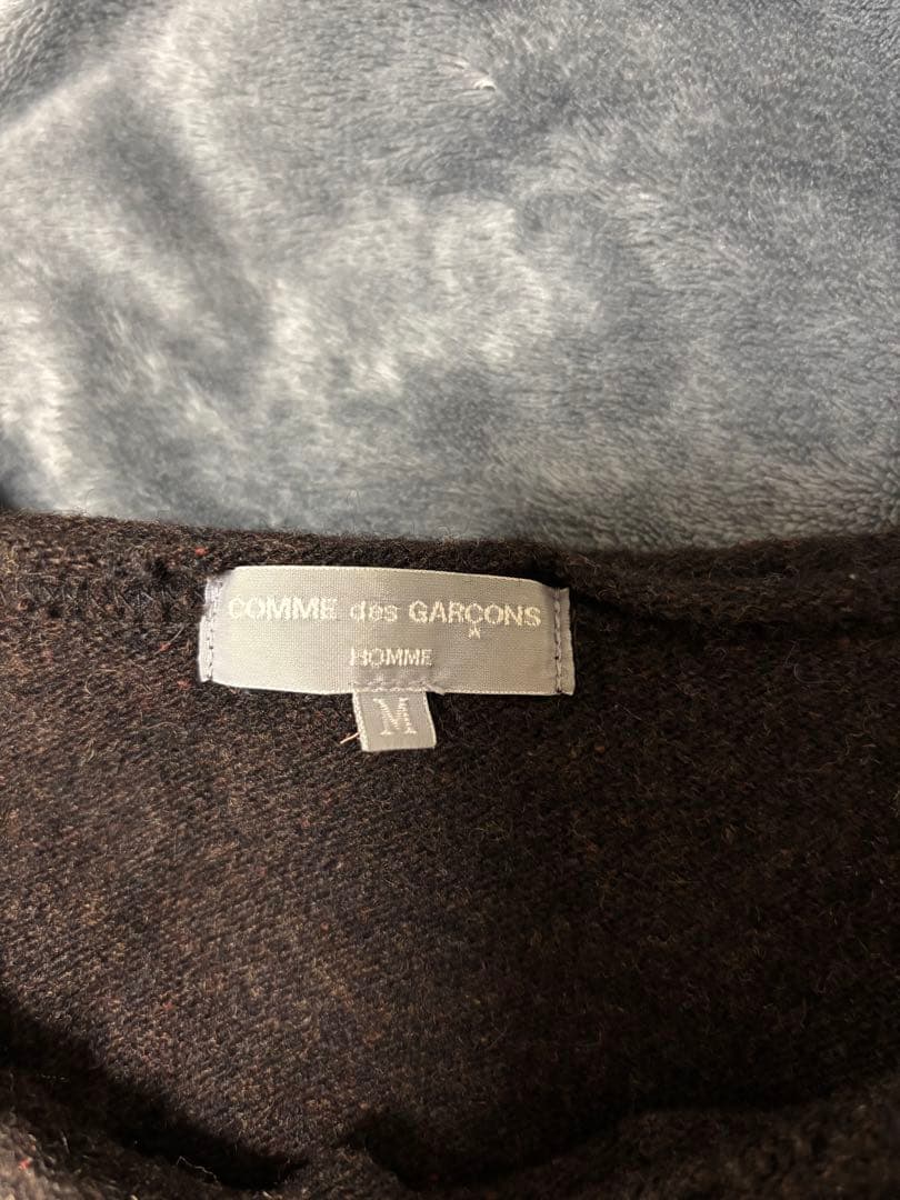 値下げCOMME des GARÇONS Mサイズ ニット ダークブラウン