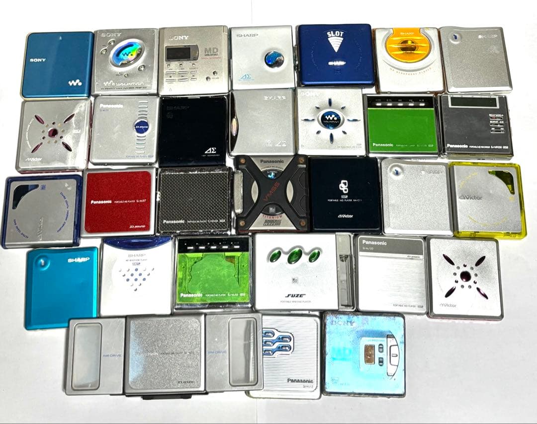 MDプレーヤー ジャンク品 30台 まとめセット