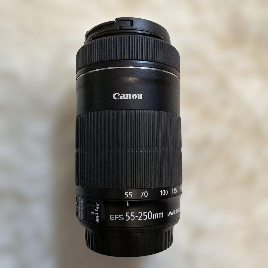 【ジャンク】canon レンズ EFS 55-250mm