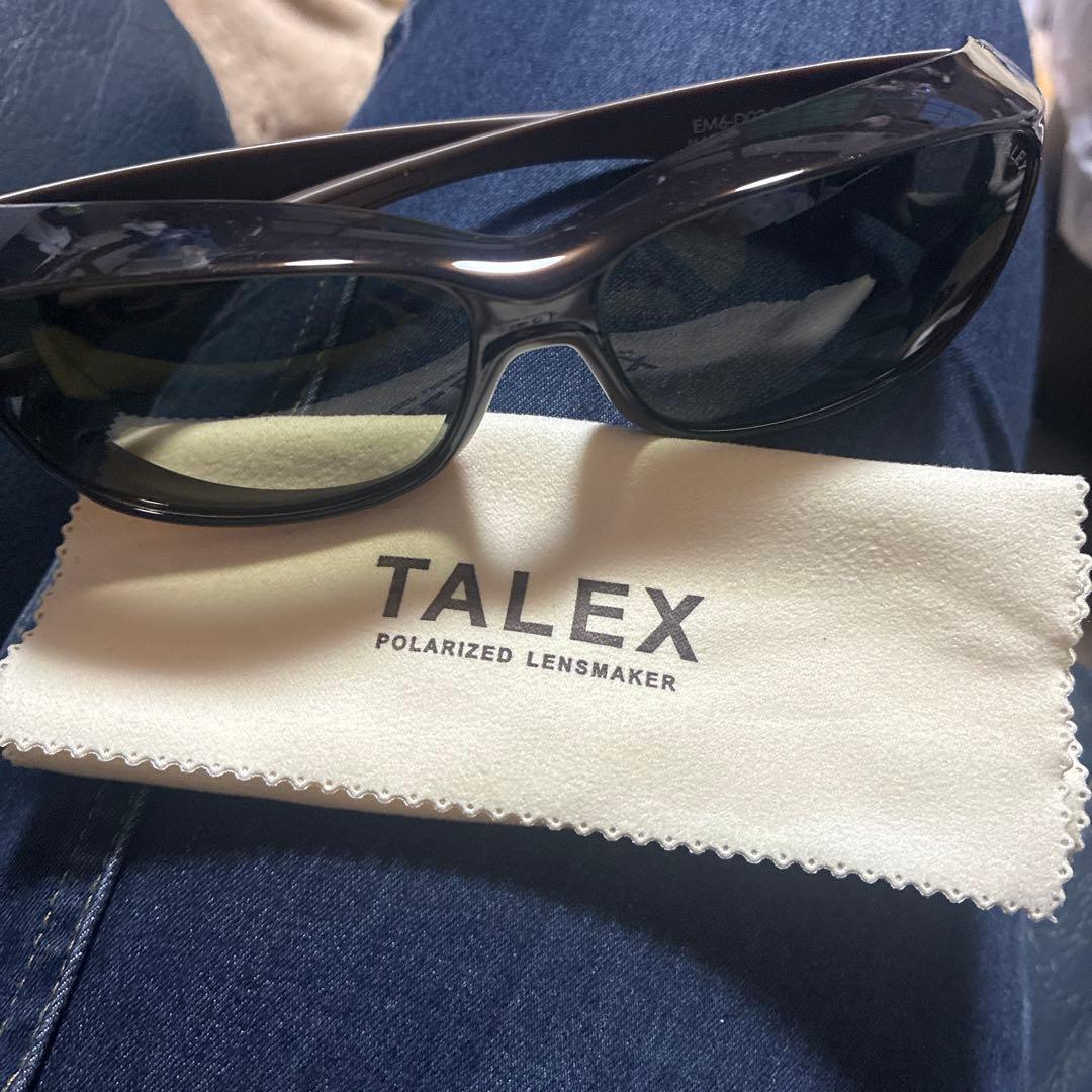 TALEX 偏光レンズサングラス クリーニングクロス付き