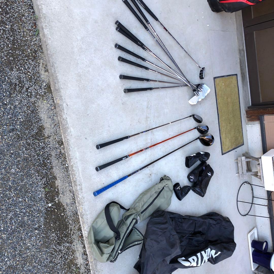 Srixon キャディバッグとゴルフクラブセット（価格交渉に応じます）