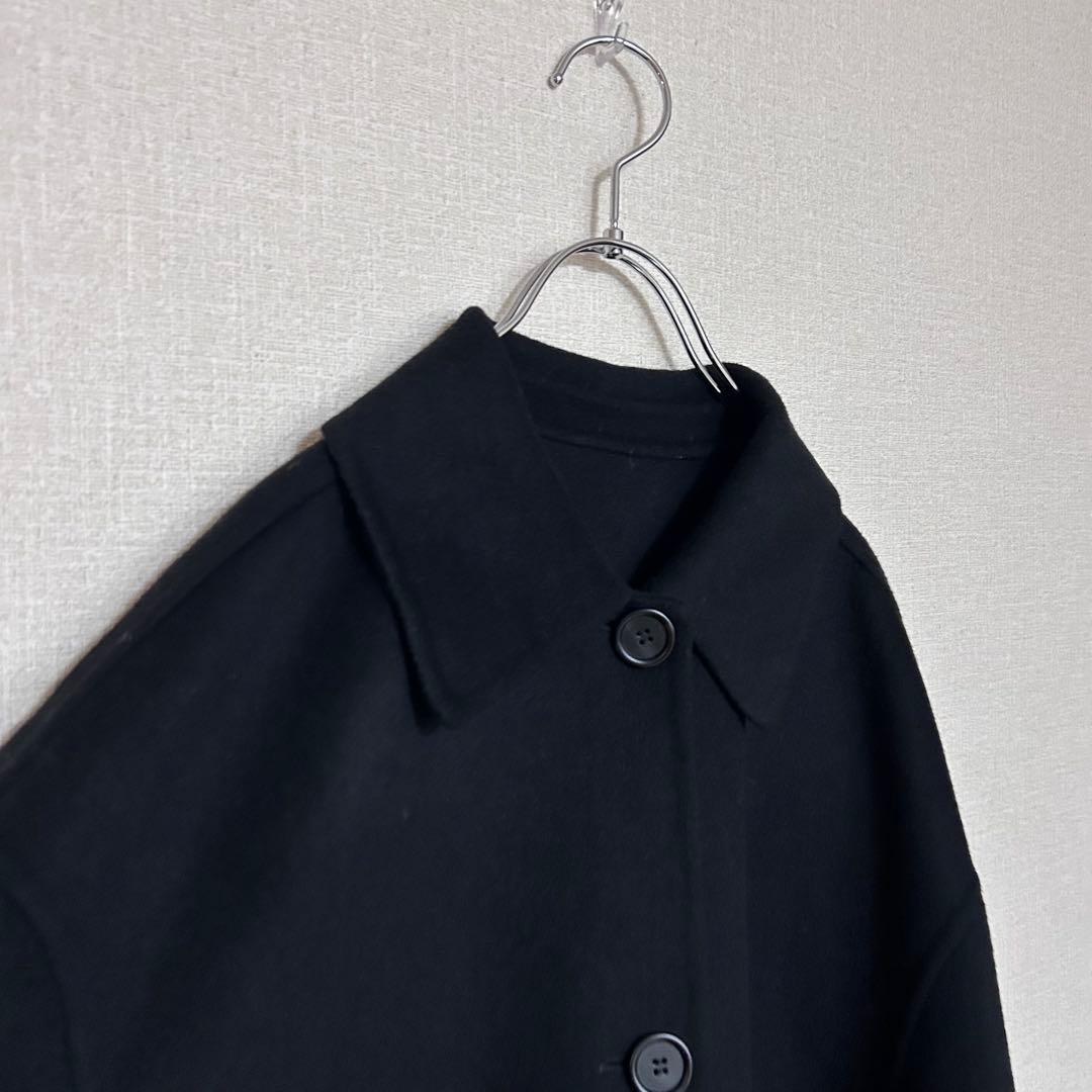 【MAAYA DESIGN】リバーミドルコート ベースメントオンライン ブラック