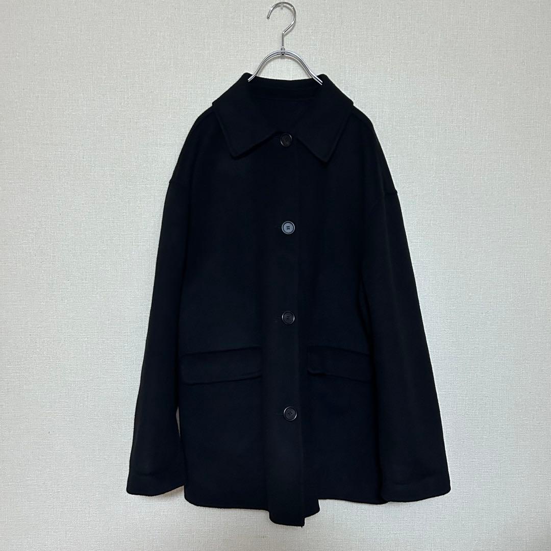 【MAAYA DESIGN】リバーミドルコート ベースメントオンライン ブラック