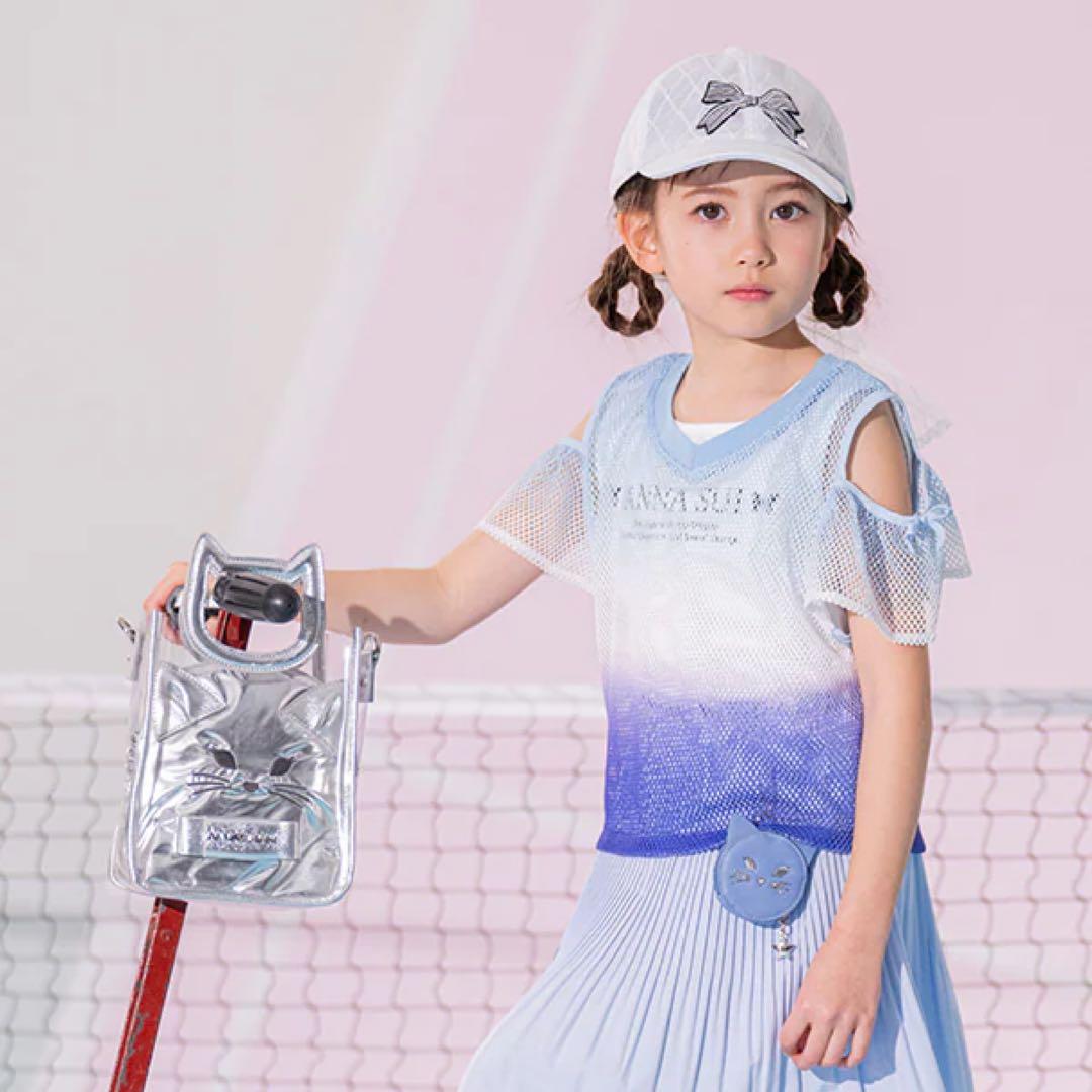 アナスイミニ新品未使用120cm メッシュグラデーションT＋タンクトップ