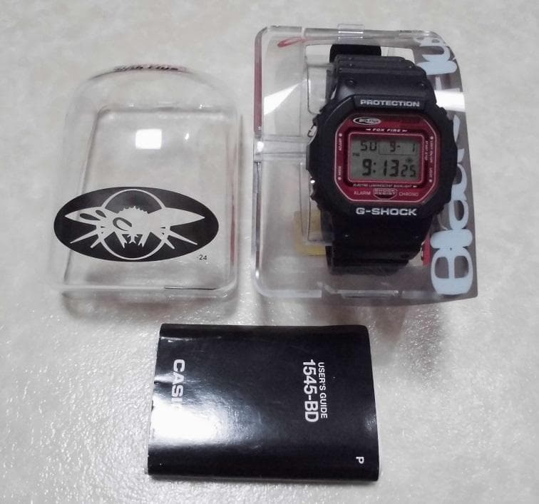 未使用 カシオ ジーショック DW-5600EF-1T ブラックフライ キムタク