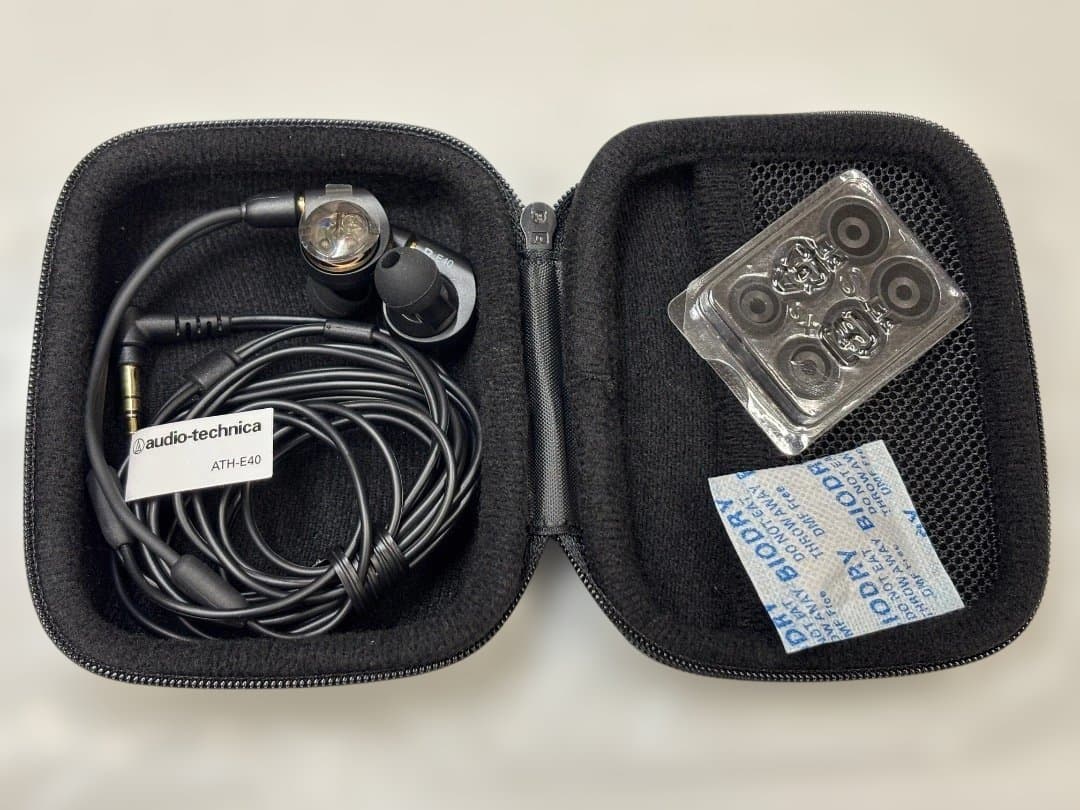 2個set 未使用新品　audio technica ATH-E40 イヤホン