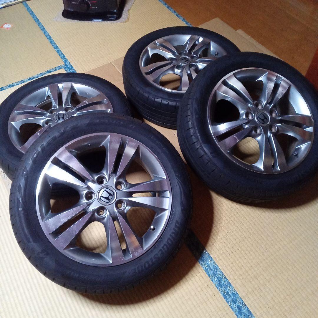 一休 ホンダ 17インチ RSZ純正ホイールタイヤセット ブリジストン