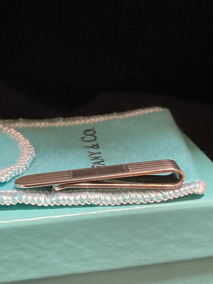 ティファニー エンジンターン ネクタイピン シルバー 925