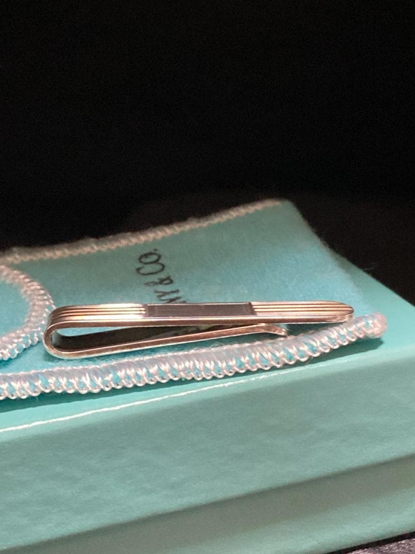 ティファニー エンジンターン ネクタイピン シルバー 925