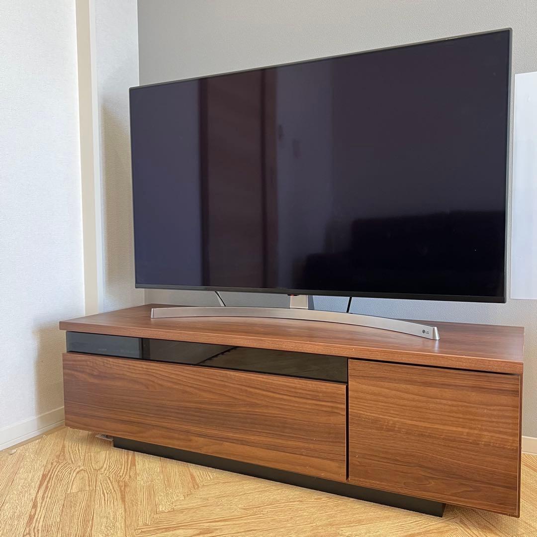 日本製 テレビ台 LOWYA 幅120 ウォルナット
