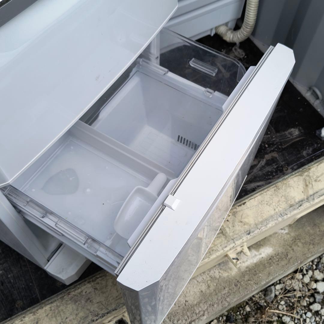 119運搬取付無料！パールホワイト純正三菱スリムLowボディ冷蔵庫！完動超美品！