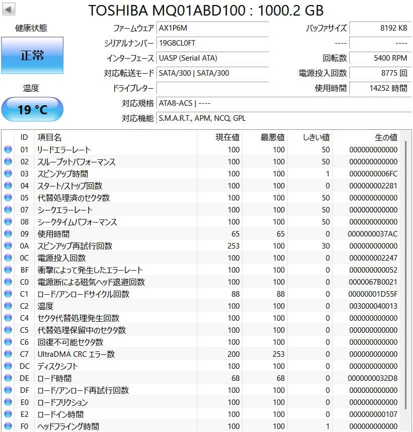 2.5インチ HDD 5個セット 1TB 東芝 western digital
