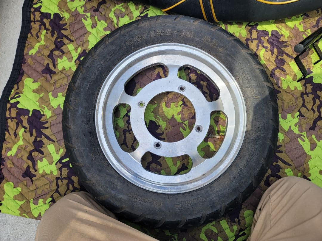 ジャイロX ジャイロキャノピー用 フロントアルミホイール12インチ