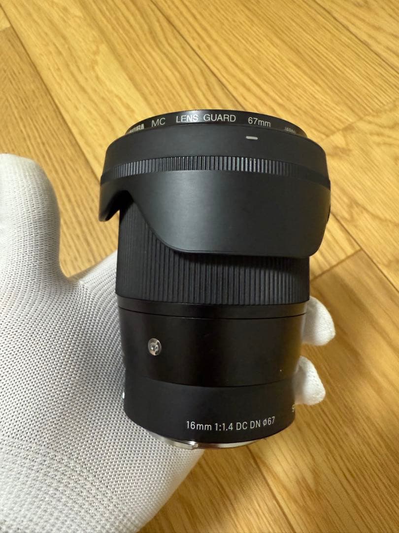 【美品】【箱説明書付き】SIGMA 18mm F1.4 DC DN レンズ
