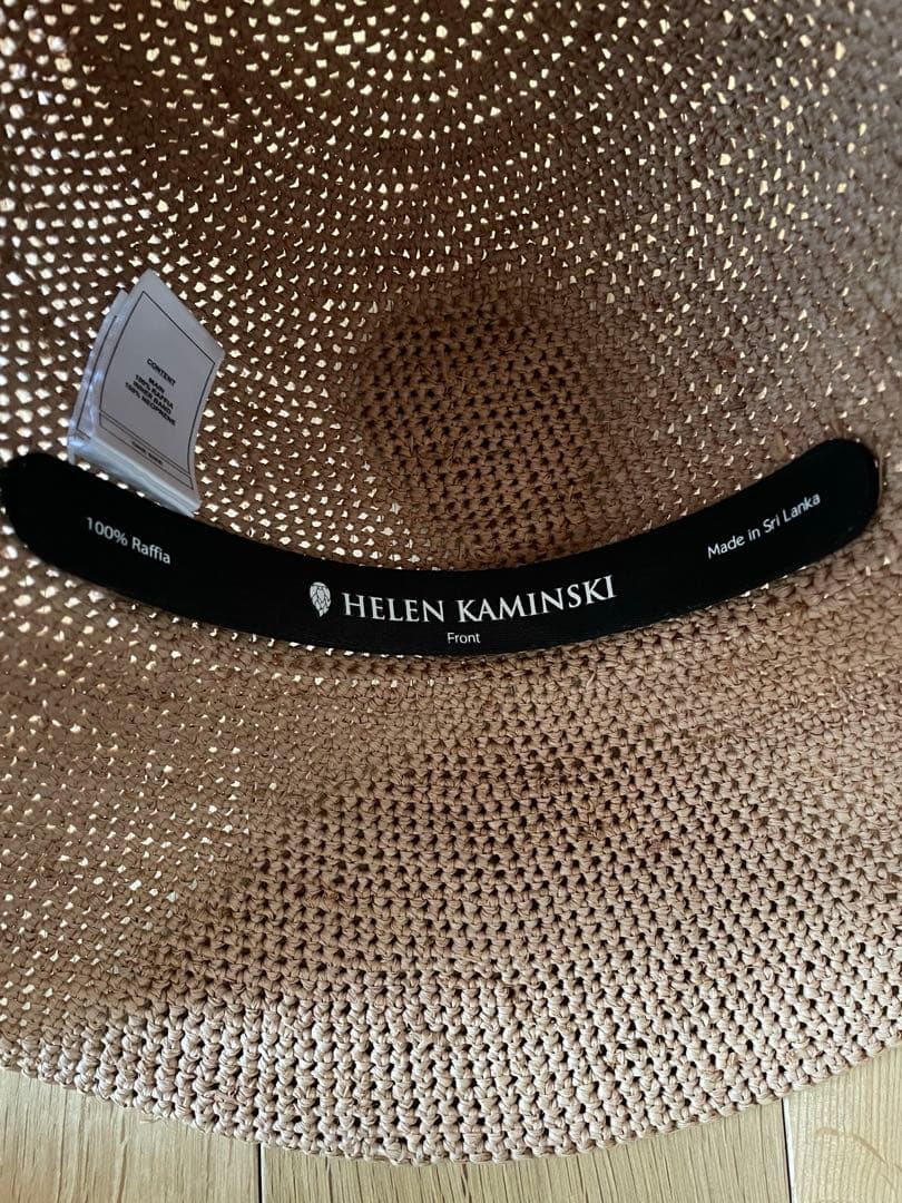 HELEN KAMINSKI 麦わら帽子ラフィアハット10 nougatヌガー