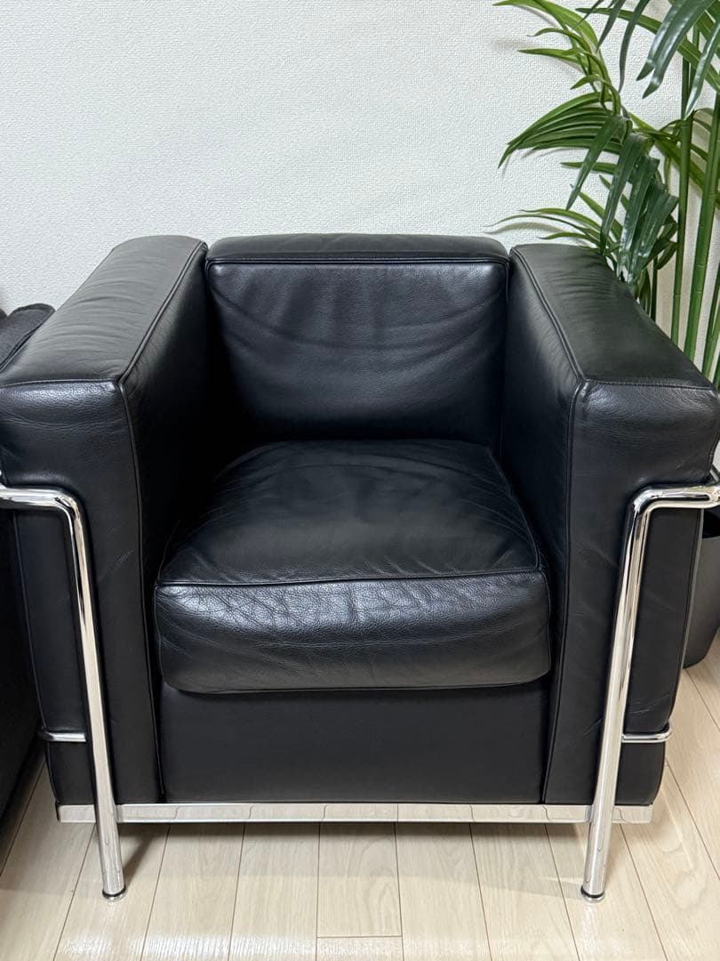 LC2 カッシーナ　正規品　1人掛け　ソファ　ブラック