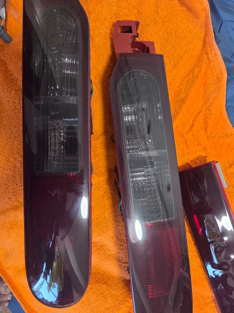 Z12キューブ スモークカバー貼り付けテールランプ ・ハイマウント4点セット