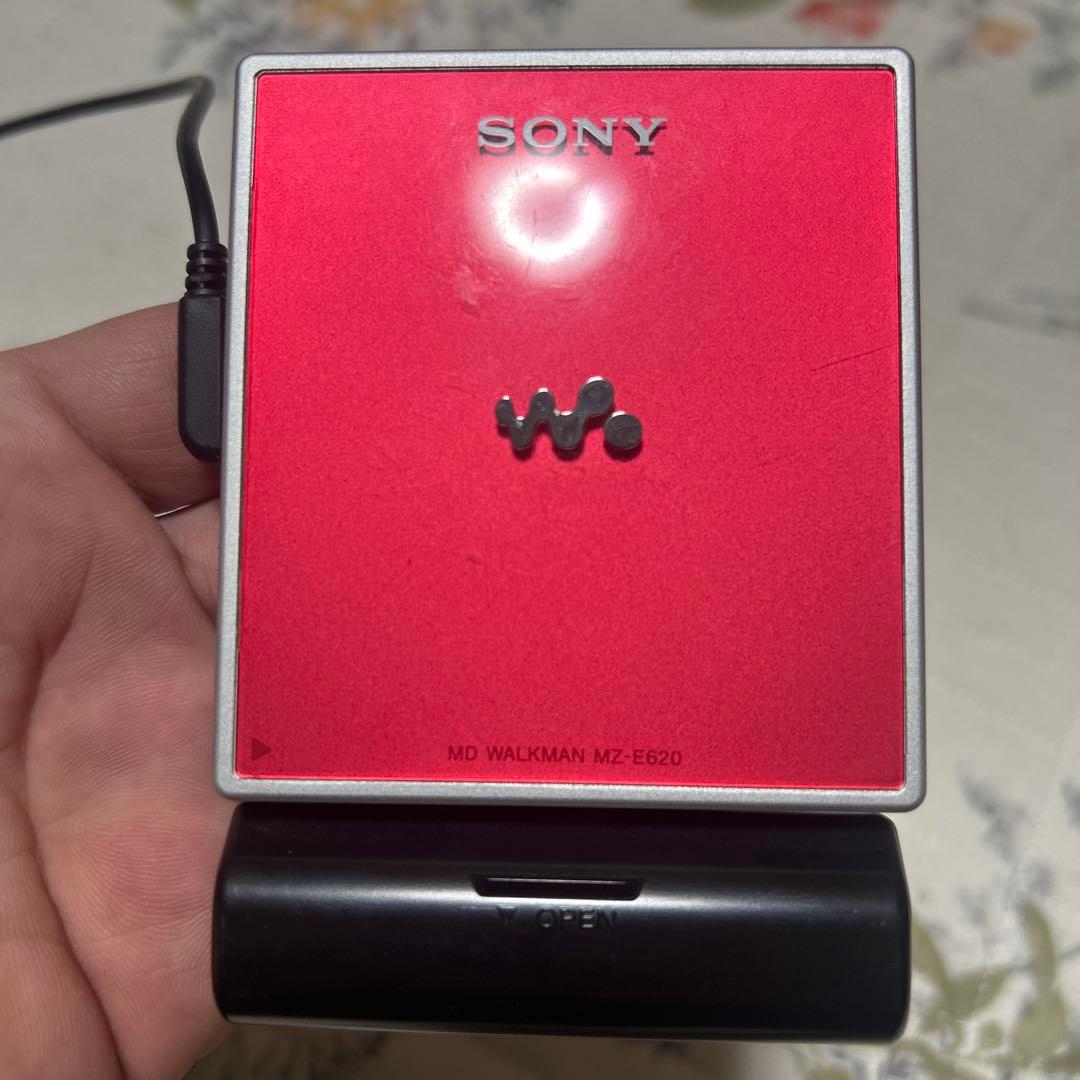 SONY MD WALKMAN MZ-E620 ポータブルMDプレーヤー動作確認