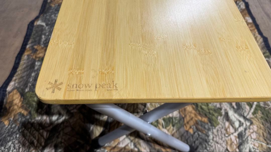 スノーピーク　 peak フォールディングシェルフ ロング竹