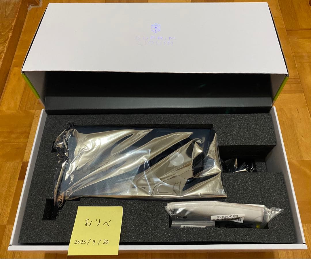【新品未使用】RTX 5080 SUPRIM LIQUID 海外限定 水冷モデル