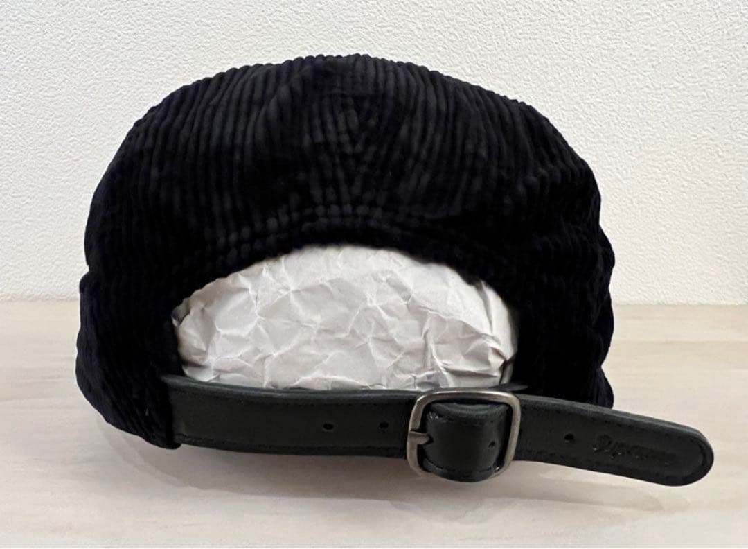 名作 Supreme Corduroy Camp Cap Black