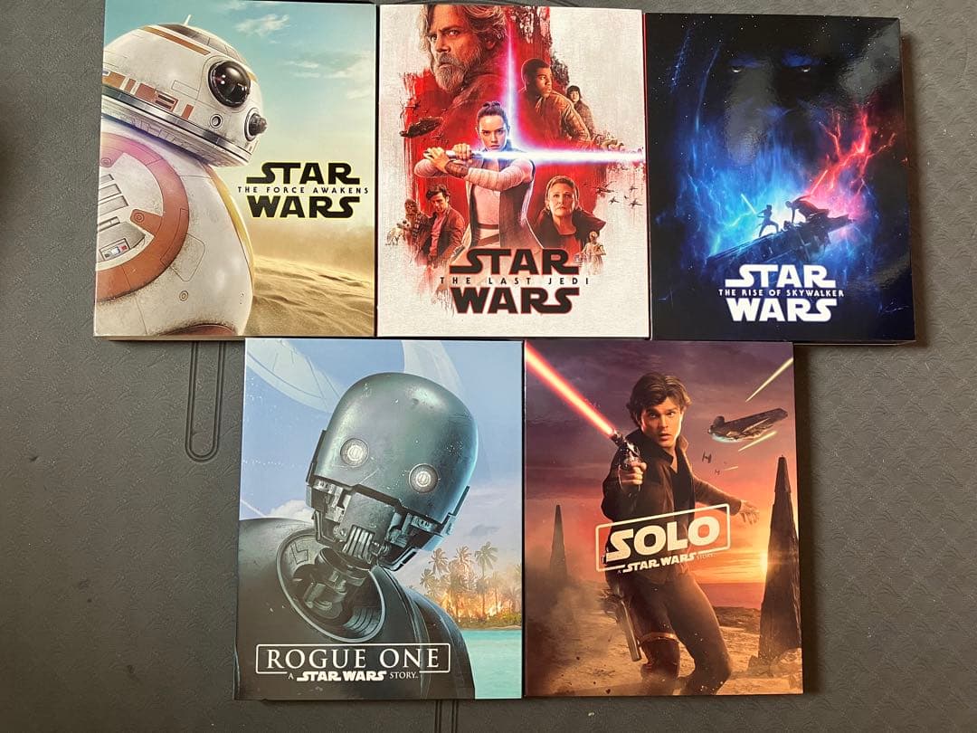 【美品】スターウォーズ　EP7.8.9スピンオフ２作品　Blu-ray ケース