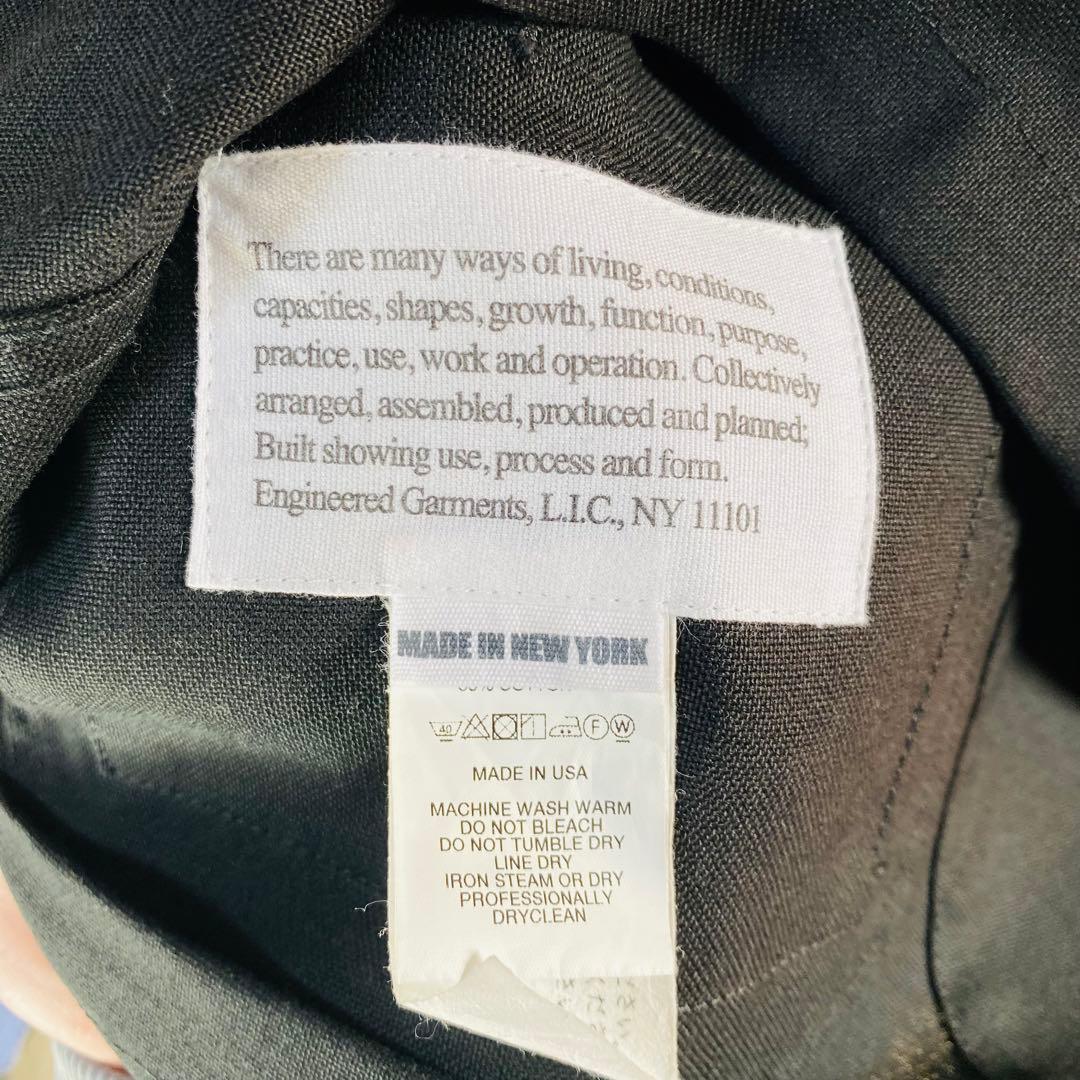 ENGINEERED GARMENTS テーラードジャケット XS ブラック