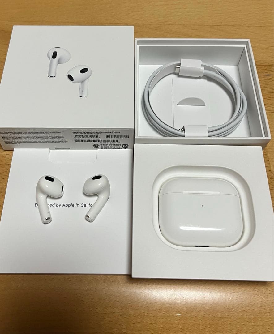 【純正品】Apple AirPods 第3世代/動作確認済み