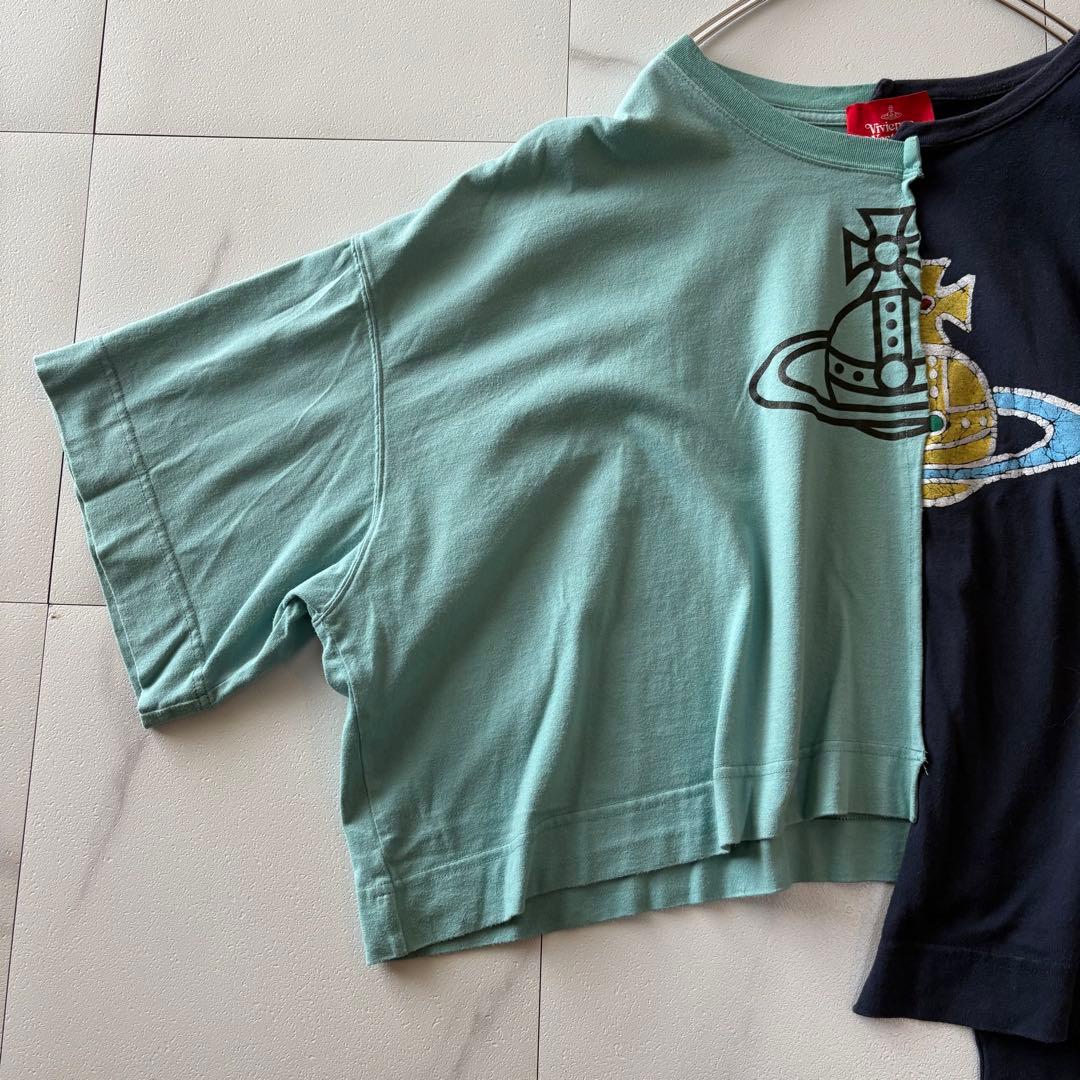 ヴィヴィアンウエストウッド　アシンメトリー　オーブ　Tシャツ半袖カットソー　00