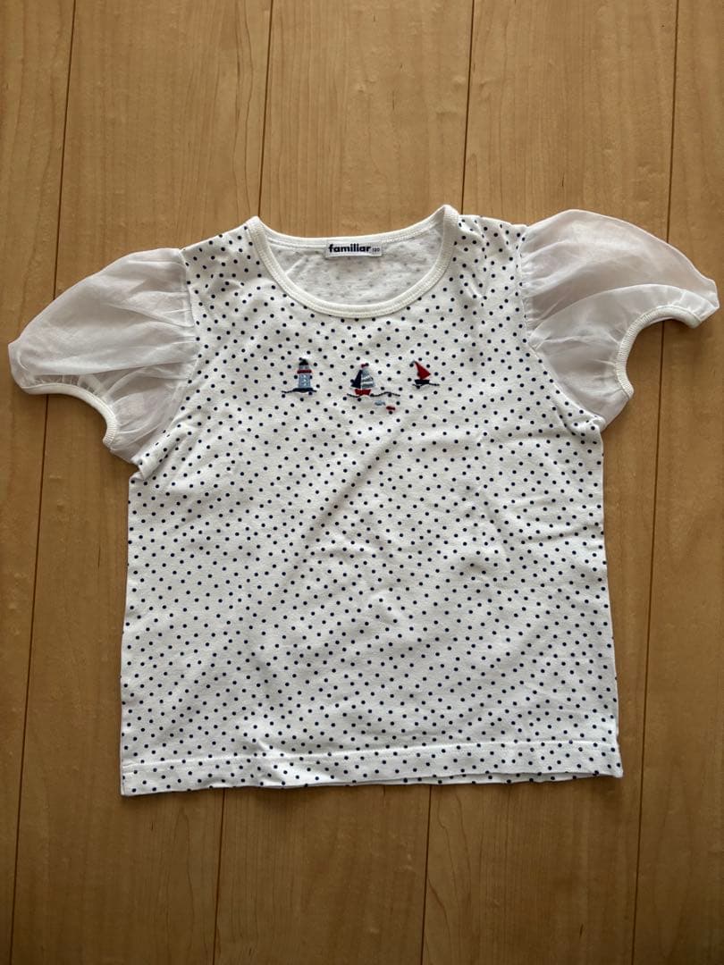 ファミリア　120 ワンピTシャツボトムスセット売り