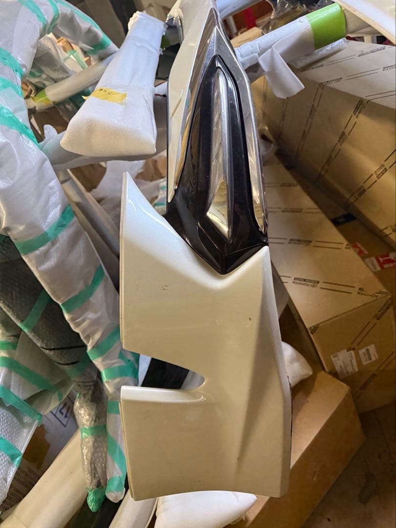 ホワイト エアロパーツ リアバンパー