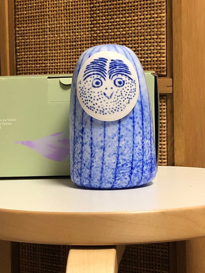 イッタラ　バード　オウル　新品　Rospuutto owl ブルー