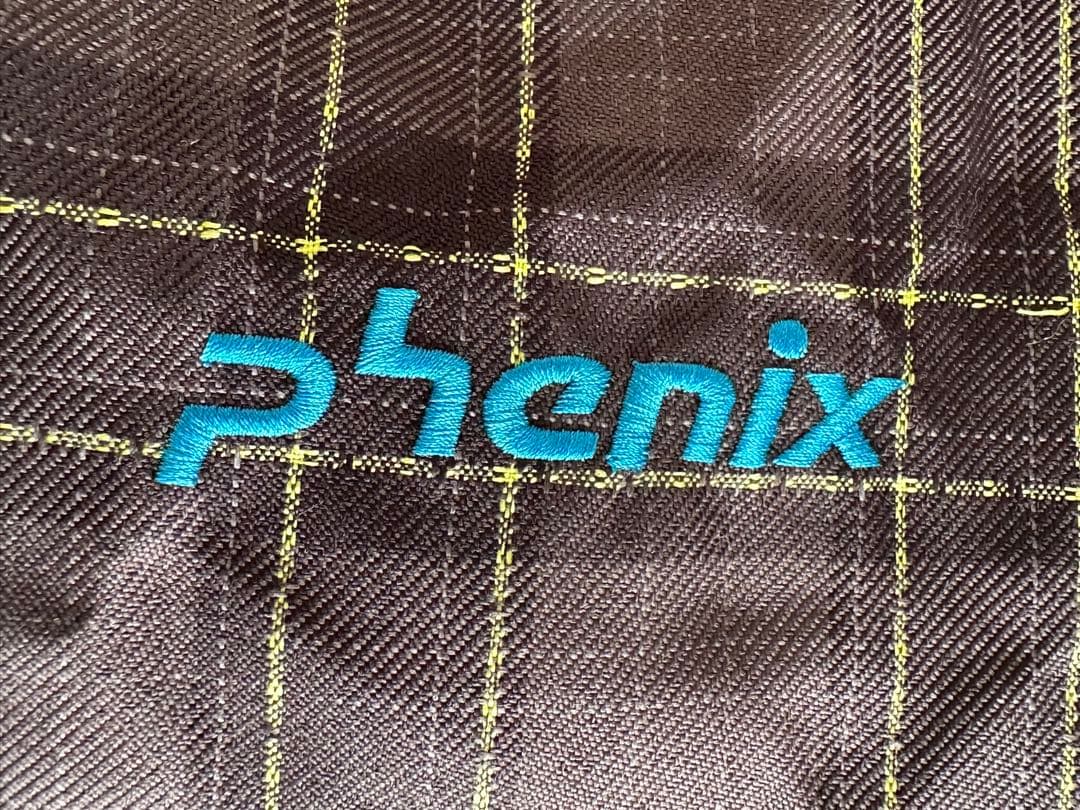 Phoenix スキーウェア 男性用 フード付き チェック柄