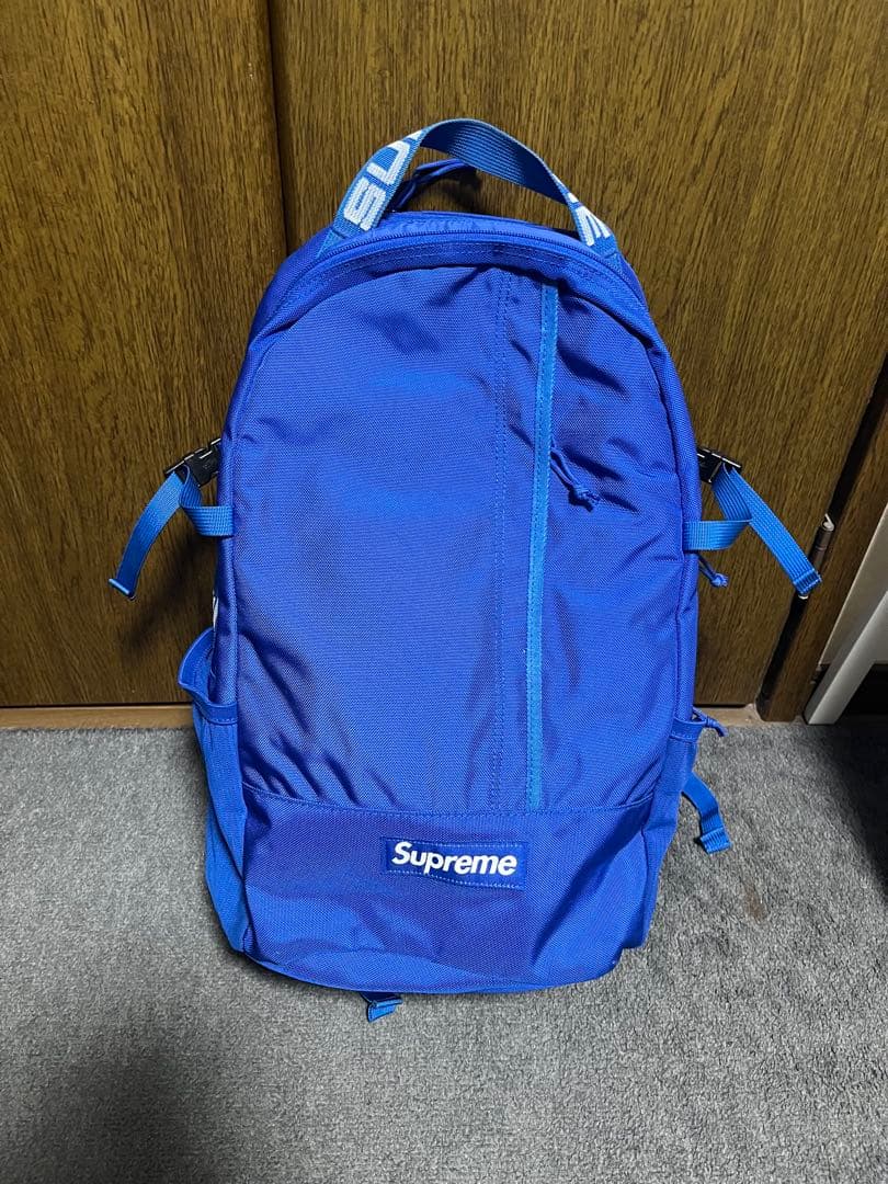 Supreme バックパック 青