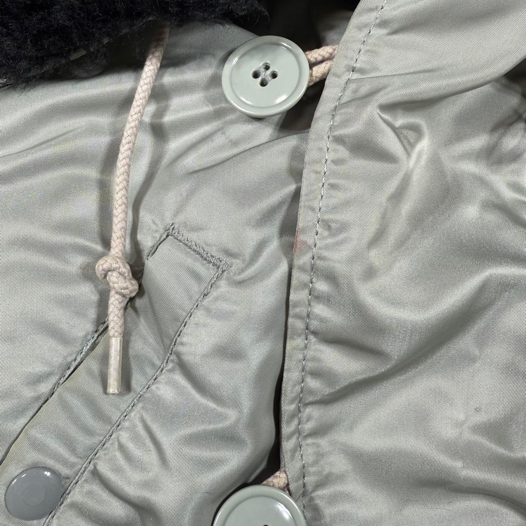 90s ALPHA N-2B フライトジャケット シルバー アメリカ製