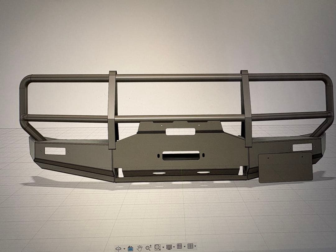 ロッキー　ランドクルーザー80 バンパー