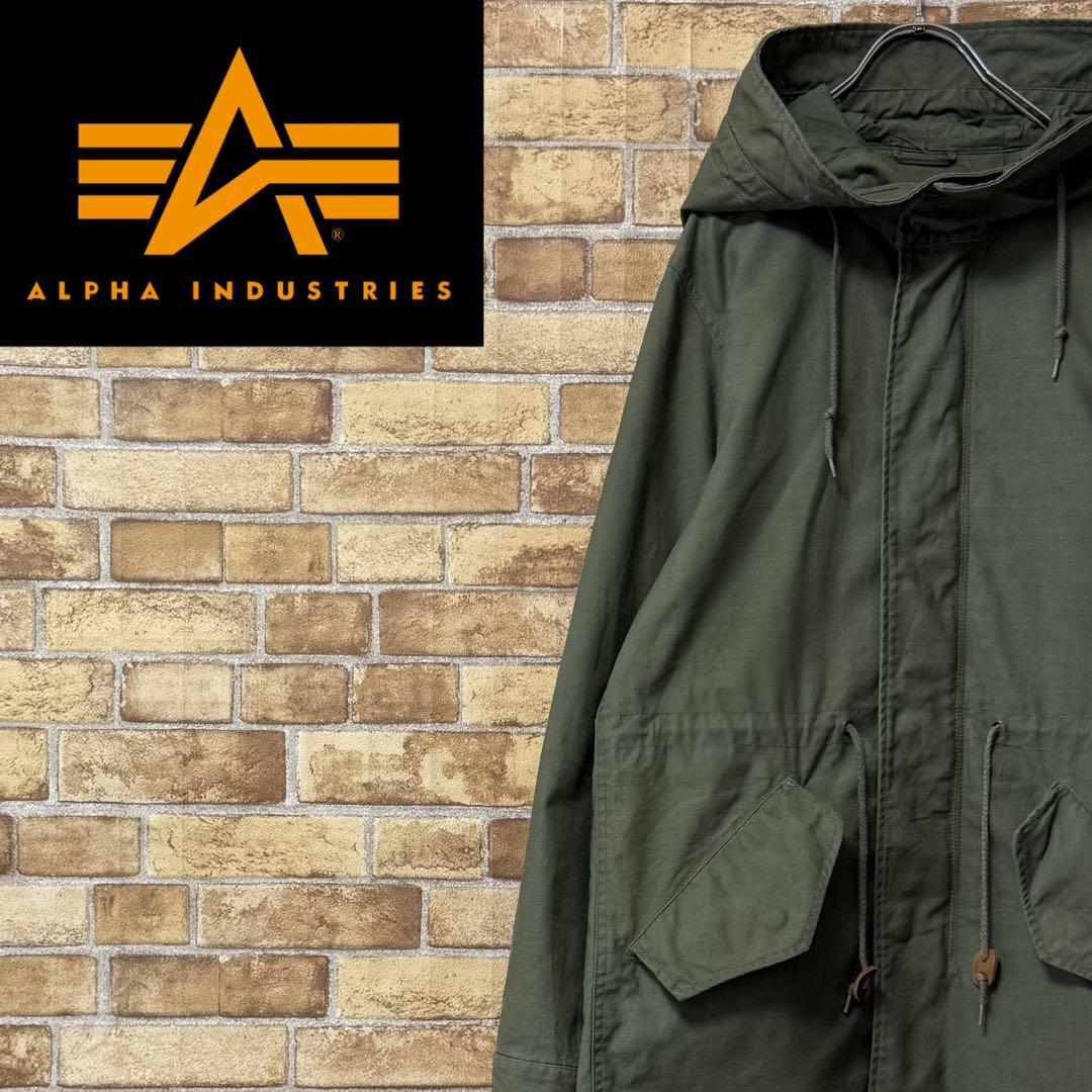 アルファインダストリーズ　モッズコート　ミリタリージャケット　フィッシュテイルS