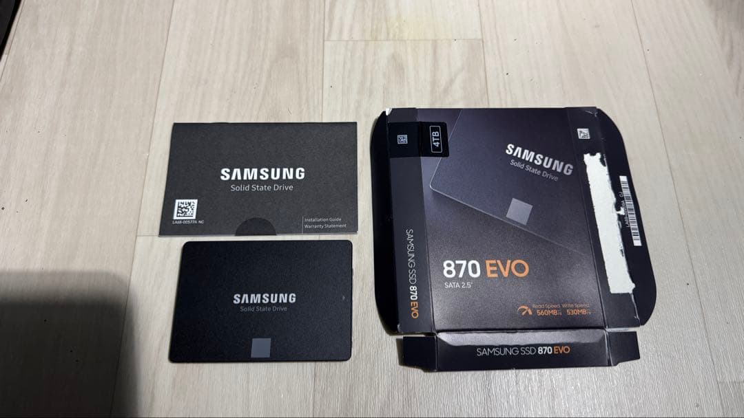 内蔵型SSD SAMSUNG 870EVO 4TB SATA