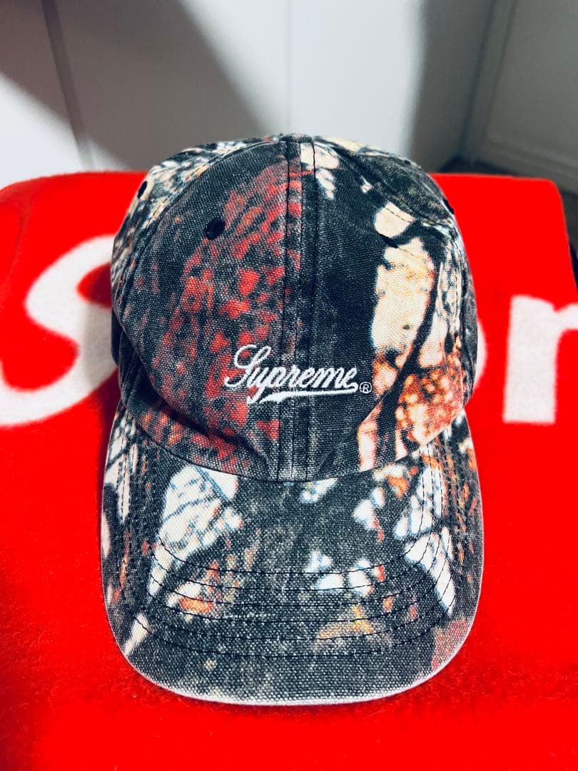 帽子 Supreme Pigment Print Script Logo 6Panel