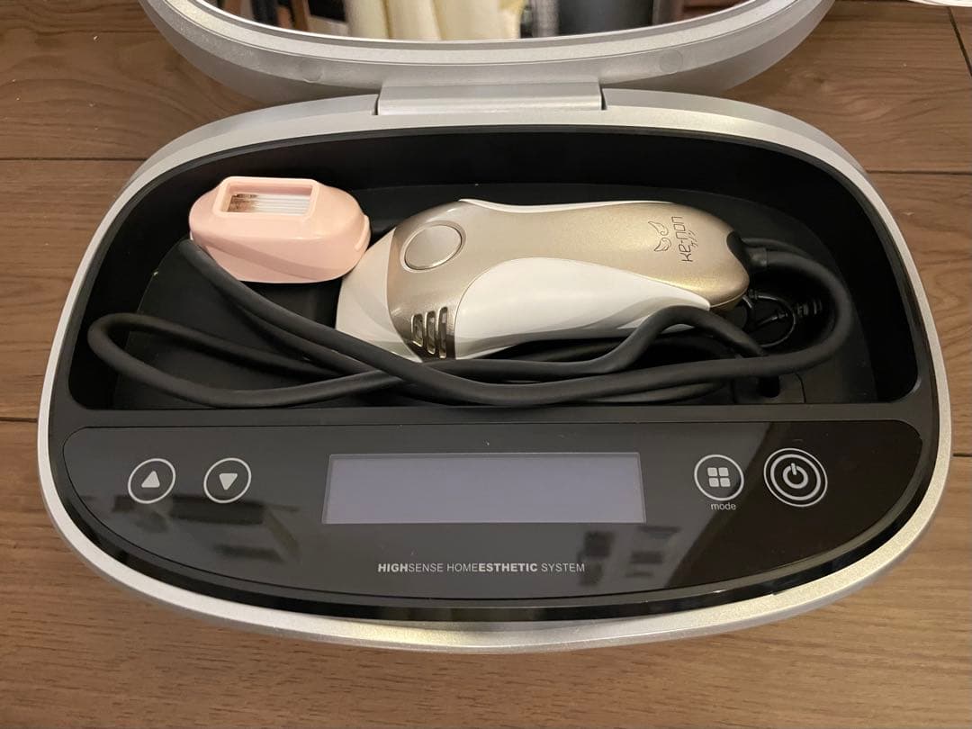 ケノン 8.4J 家庭用脱毛器 眉毛脱毛/美顔カートリッジ付き