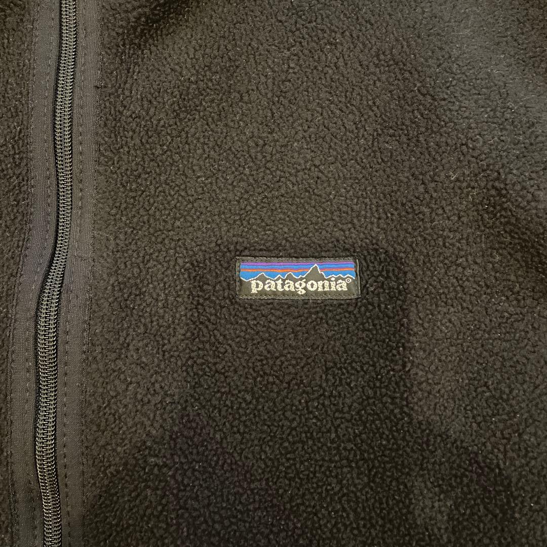 patagonia パタゴニア フリースベスト USA製 24002 黒 XL