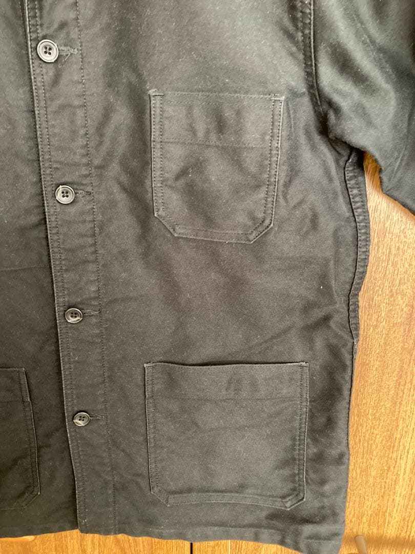 Le Sans Pareil ルサンパレイユ　ブラックモールスキン　カバーオール