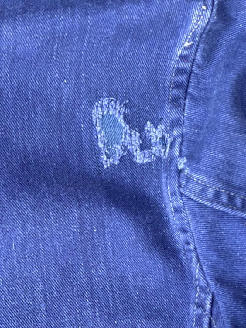 50s Pexwear イギリス ブルードリル ワーク ヴィンテージ ジャケット