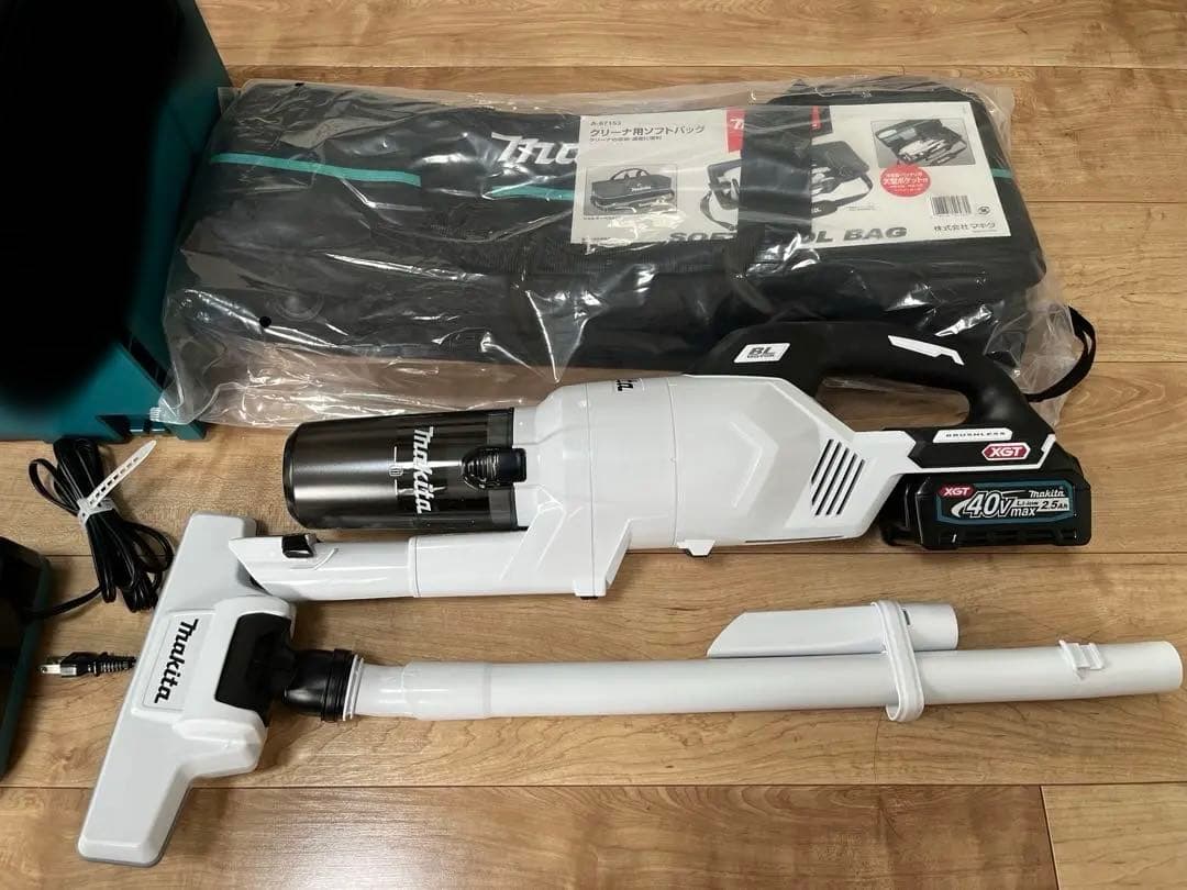 マキタ Makita 掃除機40V & 専用バッグ & バッテリーセット